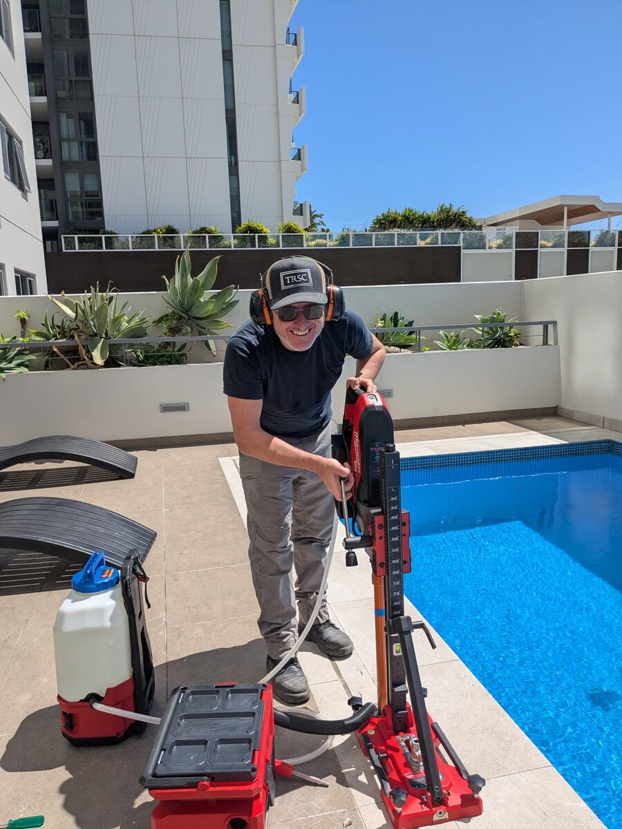 Concrete Coring & Laboratory Testing on a real Australian project site